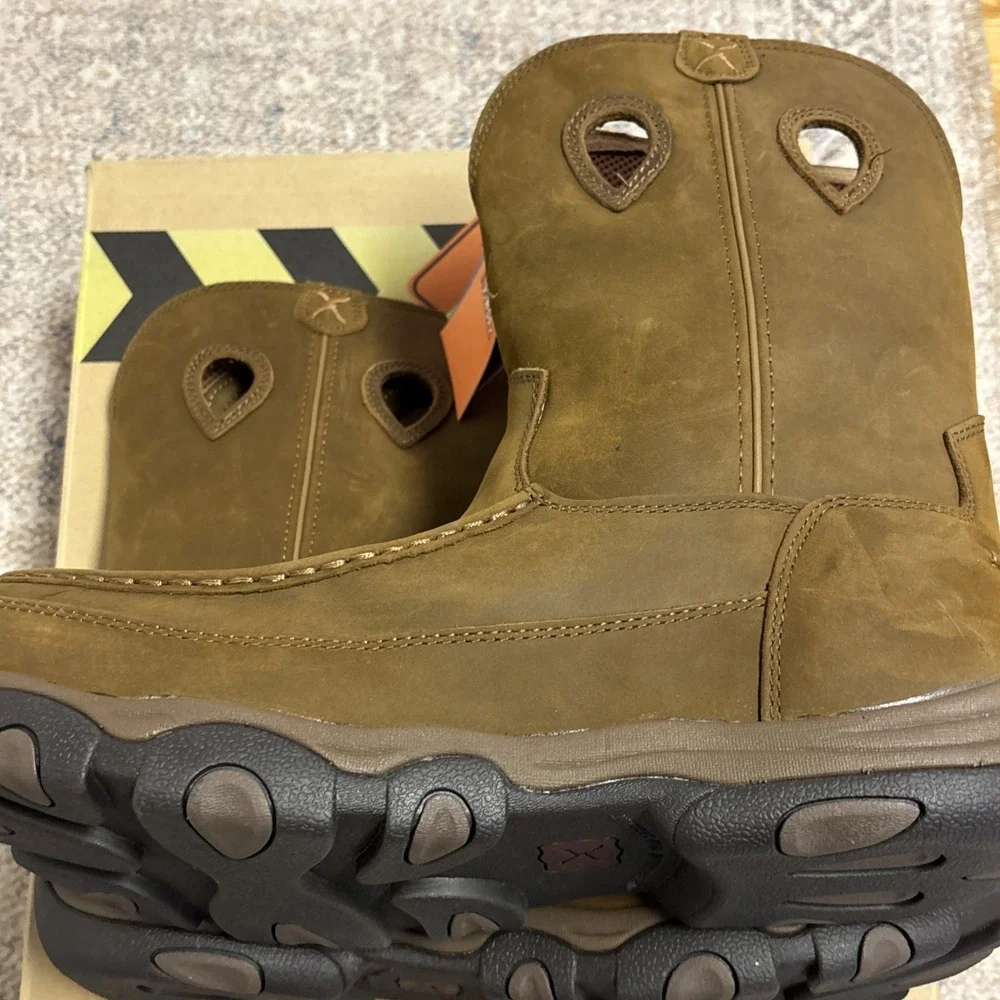 Twisted X Mens Waterproof Pull On Work Boot - Composite Toe MHKBCW1 Sz 13 M New